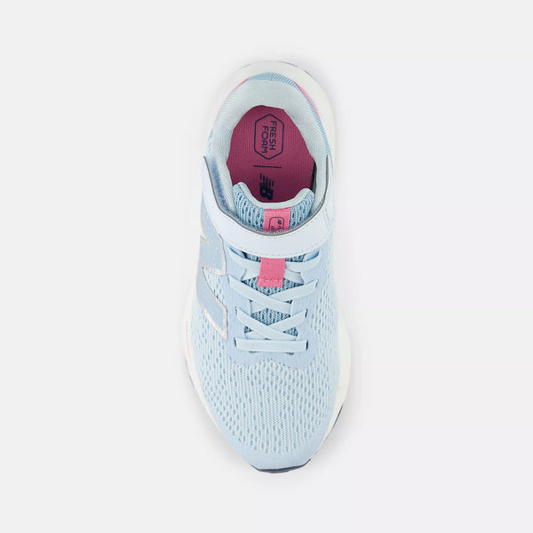 [PAARIYB4] PRESCHOOL NEW BALANCE FRESH FOAM ARISHI V4 BUNGEE 'BLUE REAL PINK'