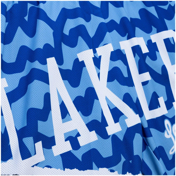 MENS MITCHELL & NESS NBA JUMBOTRON 2.0 SUBLIMATED SHORTS LAKERS