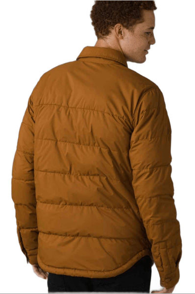 [1961921-WALNUT] MENS PRANA PINCHOT SHIRT WATER REPELLENT STANDARD FIT JACKET