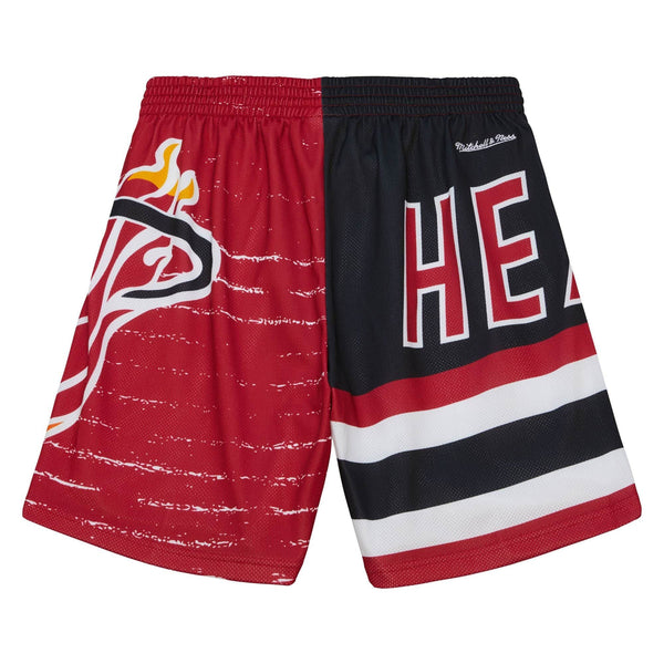 MENS MITCHELL & NESS NBA JUMBOTRON 3.0 SHORTS HEAT