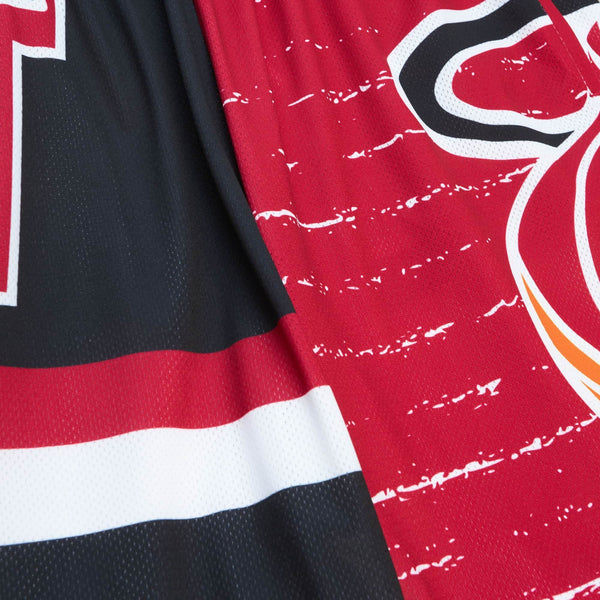 MENS MITCHELL & NESS NBA JUMBOTRON 3.0 SHORTS HEAT