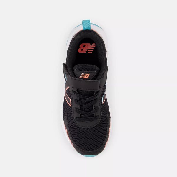 [PT545BG1 WIDE] PRESCHOOL NEW BALANCE DYNASOFT 545 BUNGEE BLACK GRAPEFRUIT WIDE