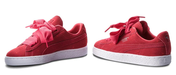 [365135-01] Youth PUMA SUEDE HEART JR 'VALENTINE - PARADISE PINK'