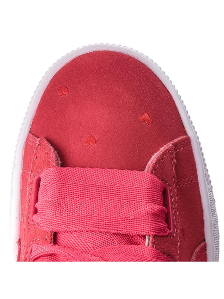 [365135-01] Youth PUMA SUEDE HEART JR 'VALENTINE - PARADISE PINK'