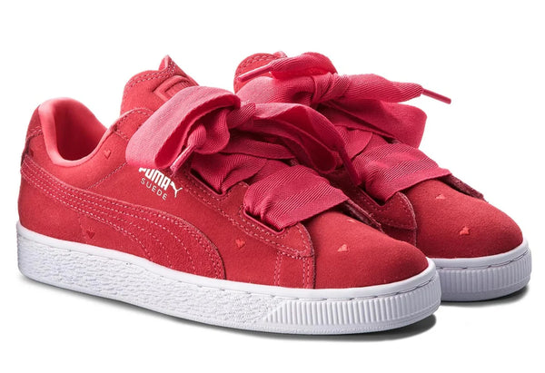 [365135-01] Youth PUMA SUEDE HEART JR 'VALENTINE - PARADISE PINK'