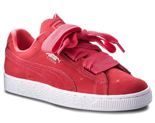 [365135-01] Youth PUMA SUEDE HEART JR 'VALENTINE - PARADISE PINK'