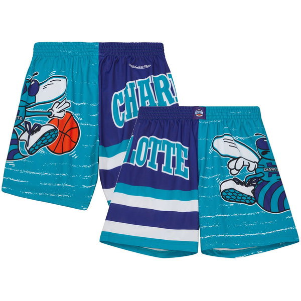 MENS MITCHELL & NESS NBA JUMBOTRON 3.0 SHORTS HORNETS