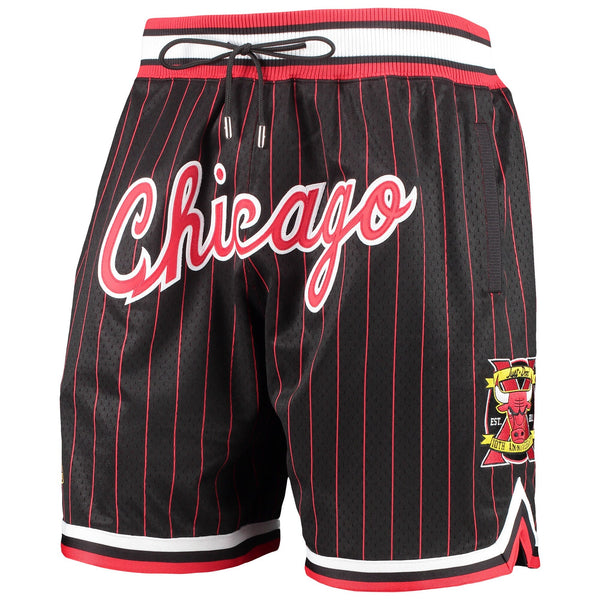 MENS MITCHELL & NESS NBA JUST DON 10TH YEAR ANNIVERSARY SHORTS BULLS 1996
