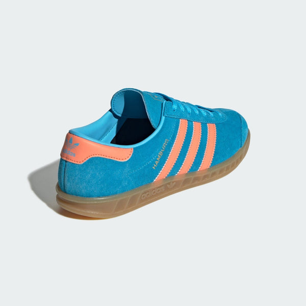 [JS0682] WOMENS ADIDAS HAMBURG 'SKY RUSH SEMI CORAL GOLD METALLIC (WOMEN'S)'