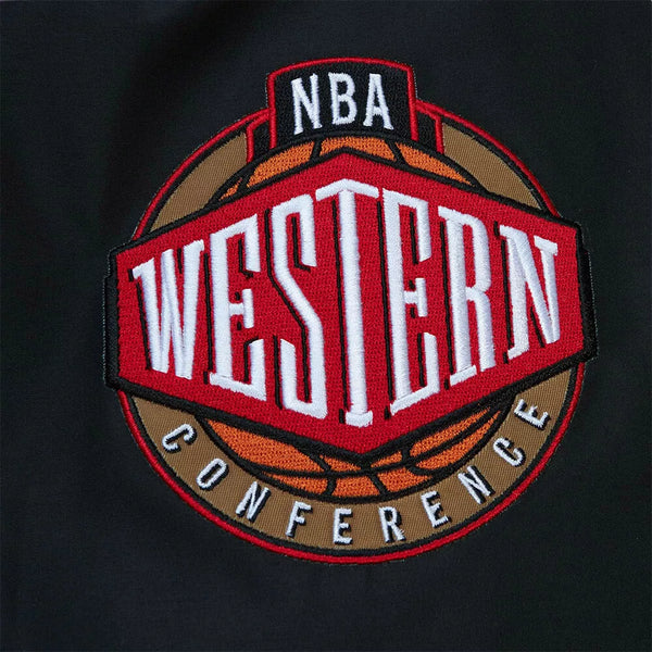 MENS MITCHELL & NESS EXPLODED LOGO WARM UP JACKET LAKERS