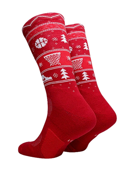 [SX7866-687] MENS NIKE ELITE CHRISTMAS CREW SOCKS GYM