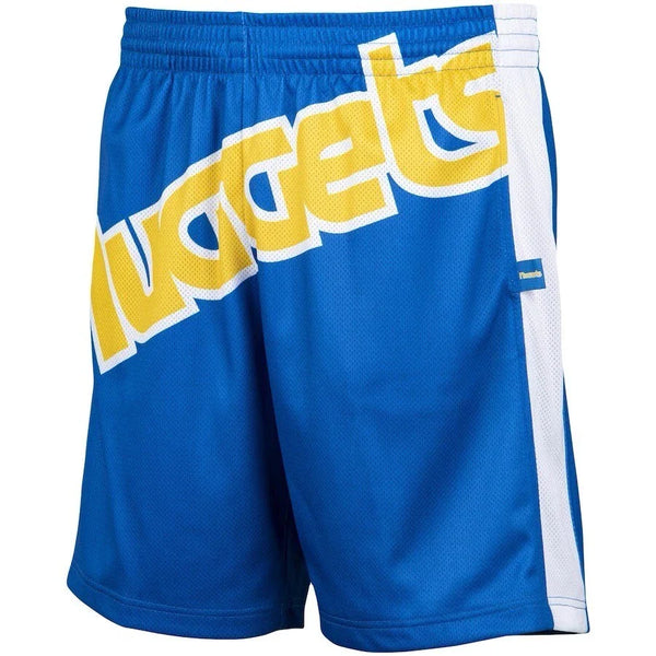 MENS MITCHELL & NESS NBA BLOWN OUT FASHION SHORTS NUGGETS