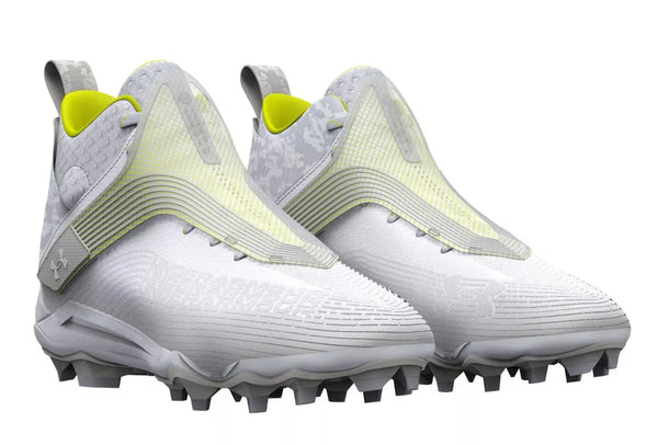 [3025085-101] MENS UNDER ARMOUR UA HIGHLIGHT HAMMER MC 'WHITE METALLIC SILVER'