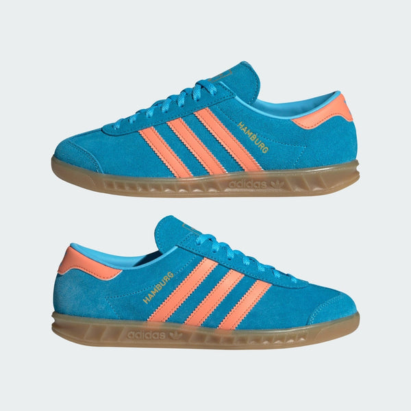 [JS0682] WOMENS ADIDAS HAMBURG 'SKY RUSH SEMI CORAL GOLD METALLIC (WOMEN'S)'