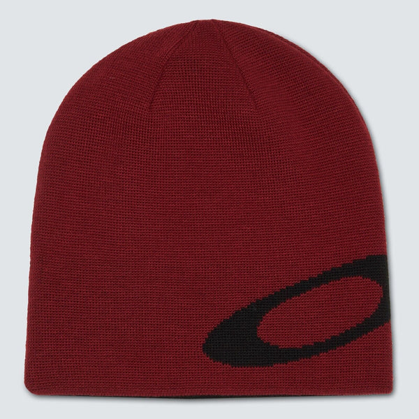 [911498-9M8] MENS OAKLEY BEANIE ELLIPSE - IRON RED/BLACKOUT