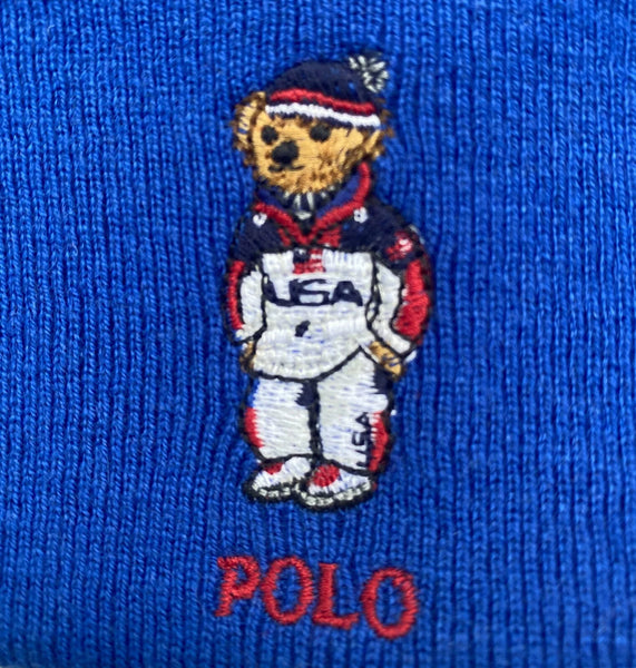 [PE0051-431] ADULT POLO RALPH LAUREN 2022 OLYMPICS BEAR BEANIE