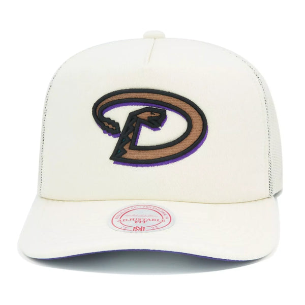 MENS MITCHELL & NESS MLB EVERGREEN TRUCKER COOP DIAMONDBACKS