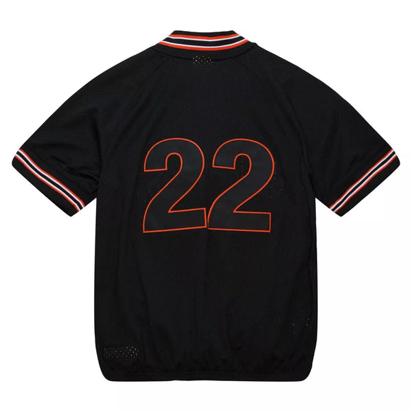 Mens Mitchell & Ness MLB AUTHENTIC BP JERSEY - 1/4 ZIP GIANTS 1991 WILL CLARK