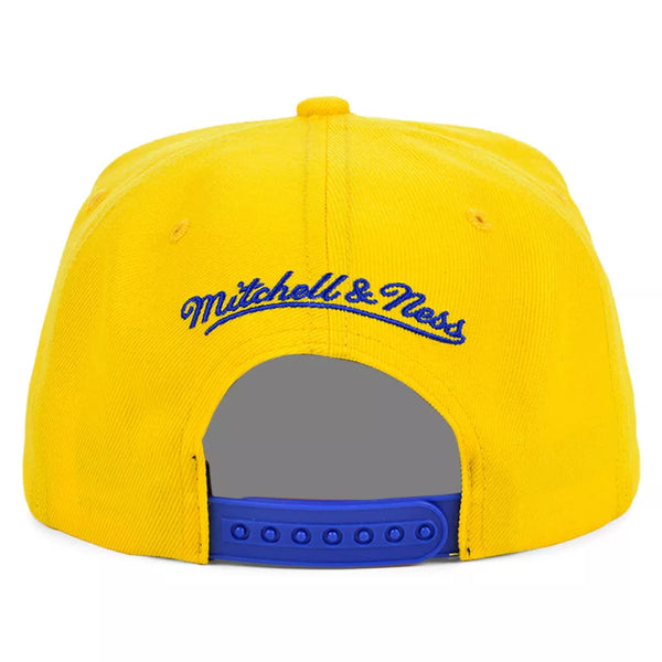 MENS MITCHELL & NESS NBA CORE BASIC SNAPBACK HWC NUGGETS - GOLD-ROYAL