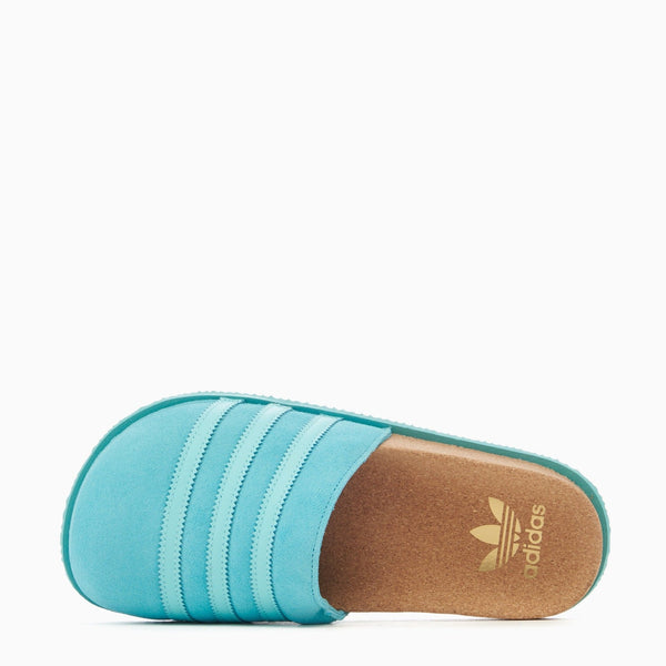 [GY2554] Mens Adidas ADIMULE LEA SLIDES 'AQUA'