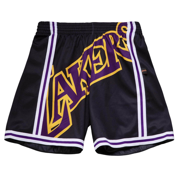 MENS MITCHELL & NESS NBA BLOWN OUT FASHION SHORTS LAKERS