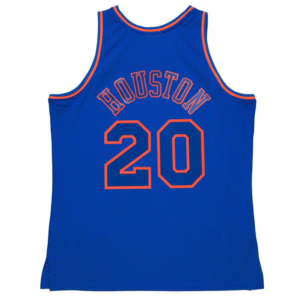 Mens Mitchell & Ness NBA DARK SWINGMAN JERSEY - ALLAN HOUSTON NY KNICKS 1996-97