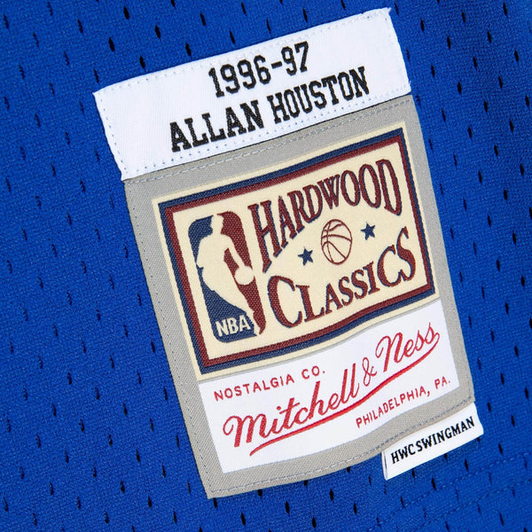 Mens Mitchell & Ness NBA DARK SWINGMAN JERSEY - ALLAN HOUSTON NY KNICKS 1996-97