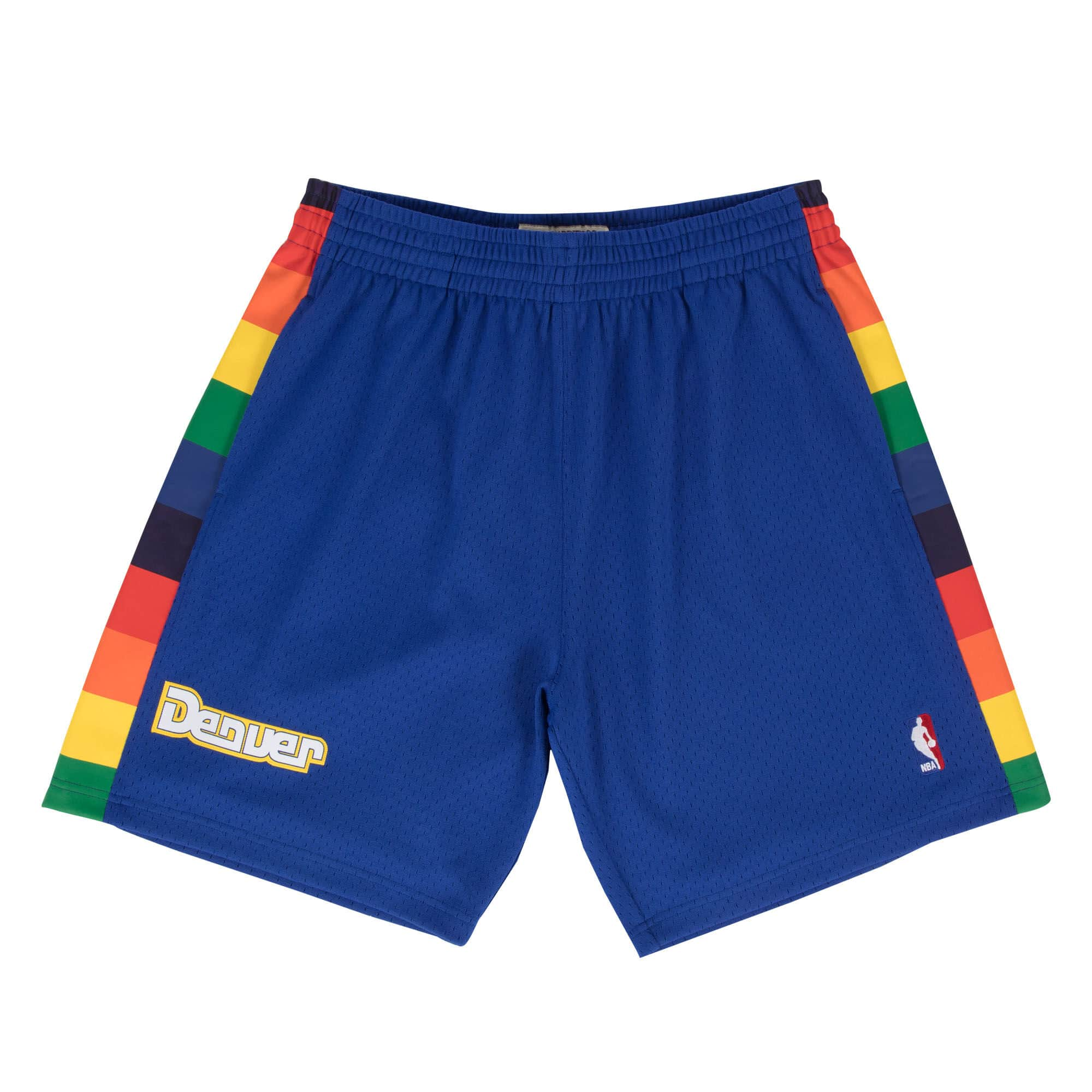 Mens Mitchell & Ness NBA SWINGMAN ROAD SHORTS NUGGETS 91-92