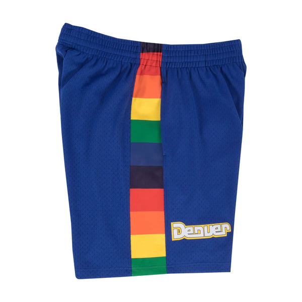 Mens Mitchell & Ness NBA SWINGMAN ROAD SHORTS NUGGETS 91-92