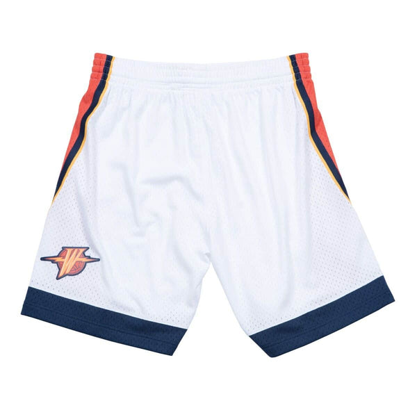 Mens Mitchell & Ness NBA SWINGMAN HOME SHORTS - WARRIORS 09-10