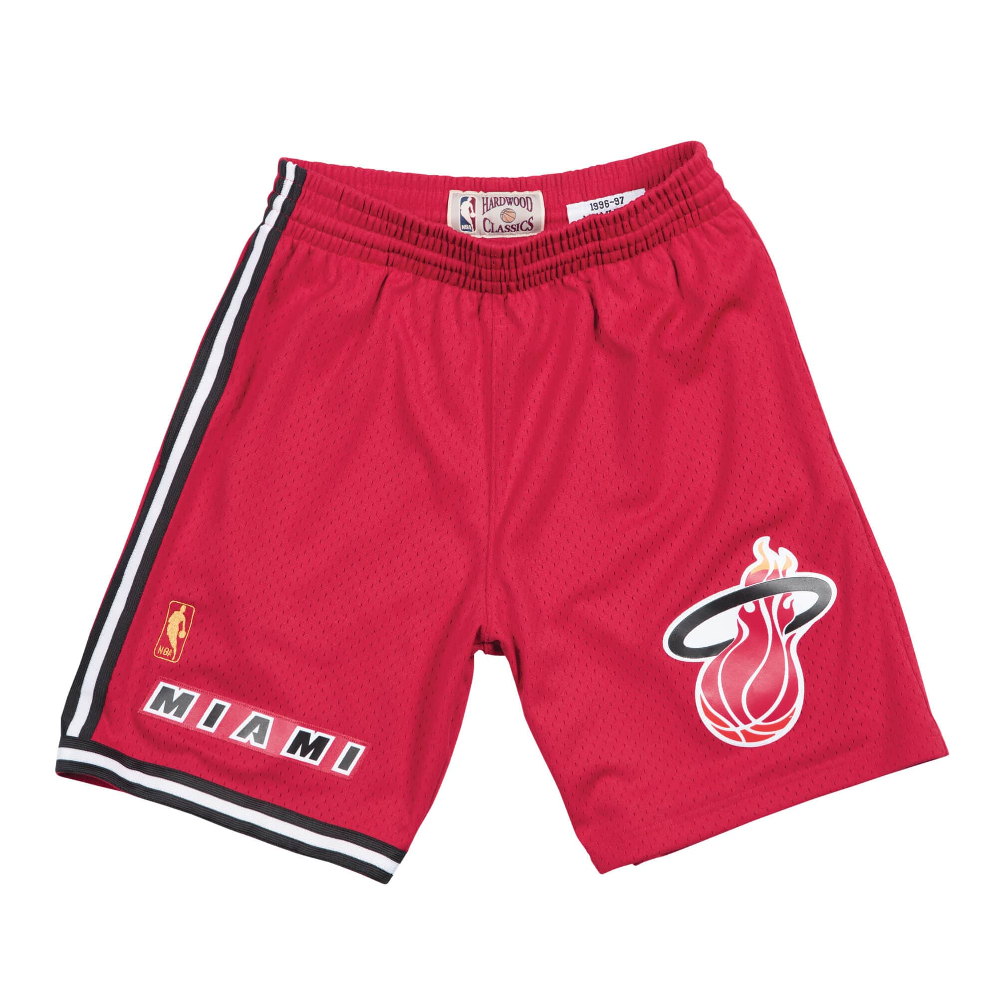 Mens Mitchell & Ness NBA SWINGMAN SHORTS ALTERNATE HEAT 96-97