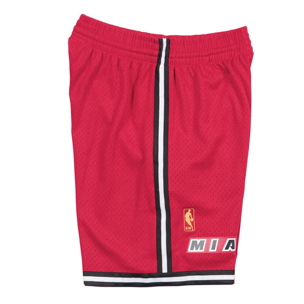 Mens Mitchell & Ness NBA SWINGMAN SHORTS ALTERNATE HEAT 96-97