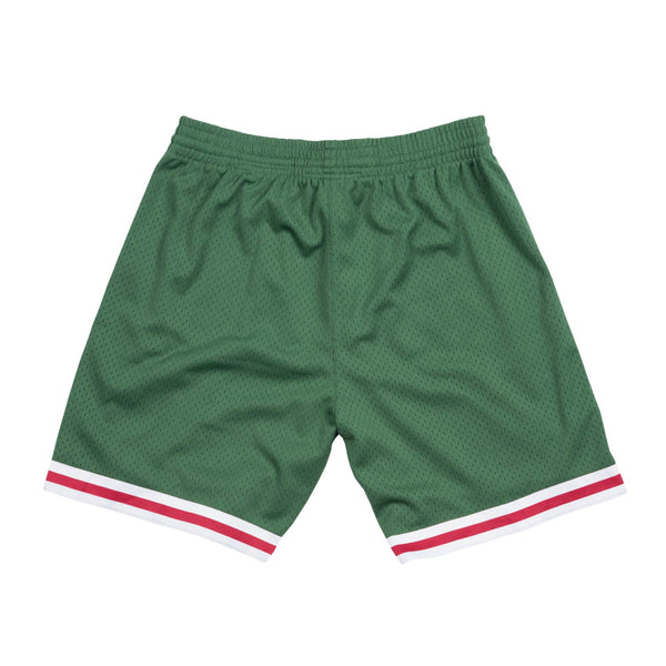 Mens Mitchell & Ness NBA SWINGMAN ROAD SHORTS BUCKS 71-72