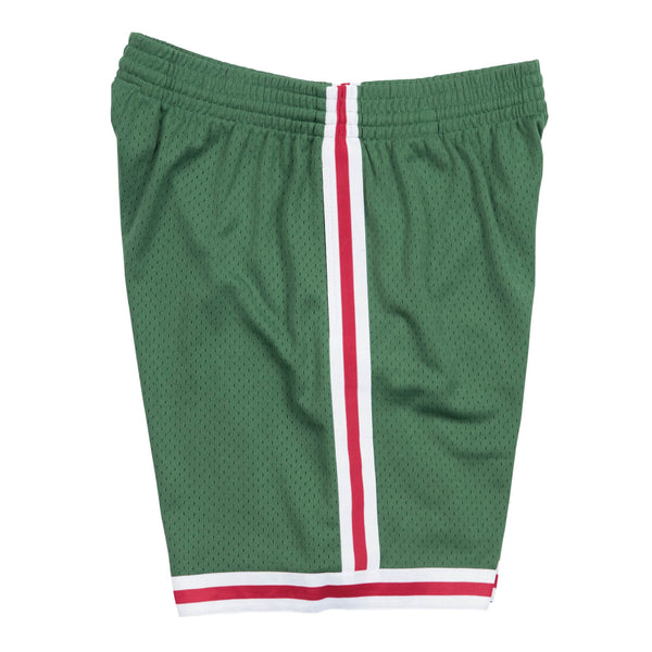 Mens Mitchell & Ness NBA SWINGMAN ROAD SHORTS BUCKS 71-72