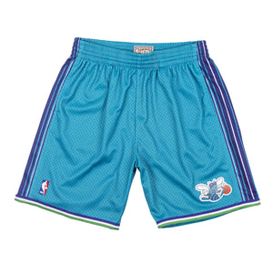 Mens Mitchell & Ness NBA Swingman Shorts Charlotte Hornets 99-00