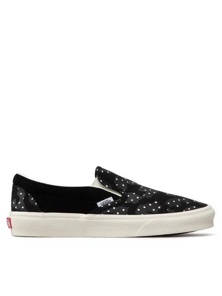 [VN0A5JMHBA2] MENS VANS U CLASSIC SLIP-ON 'LEOPARD POLKADOT' - BLACK/WHITE
