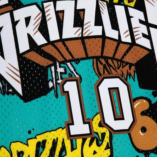 MITCHELL & NESS NBA SLAP STICKER SWINGMAN JERSEY GRIZZLIES 1998 MIKE BIBBY