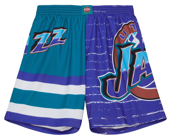 MENS MITCHELL & NESS NBA JUMBOTRON 3.0 SHORTS JAZZ