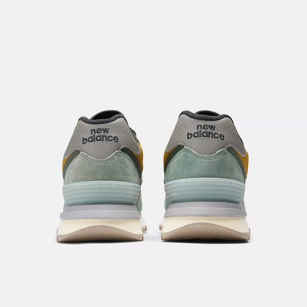 [U574LGTN] MENS NEW BALANCE STONE ISLAND X 574 LEGACY 'LIGHT GREEN'