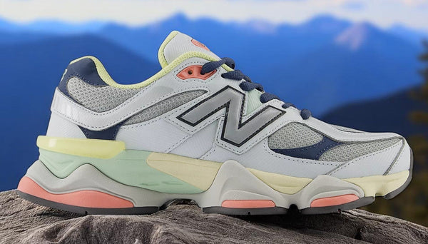 [U9060TMB] Mens New Balance 9060 'Grey Yellow Navy'