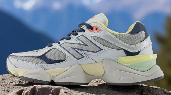 [U9060TMB] Mens New Balance 9060 'Grey Yellow Navy'