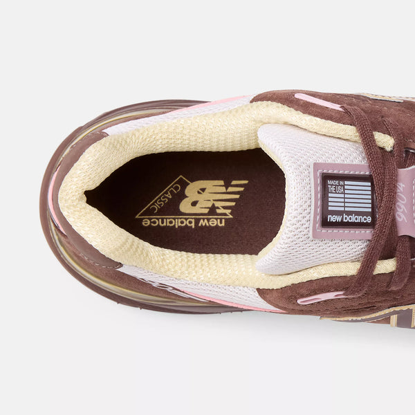 [U990IC4] MENS NEW BALANCE 990V4 MIUSA PUMPERNICKEL 'PINK CHALK'