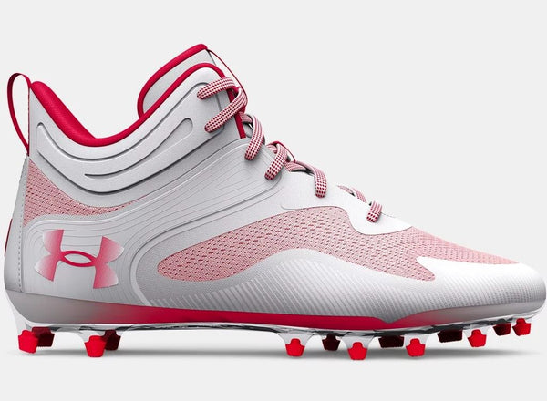 [3025639-101] MENS UNDER ARMOUR COMMAND MC MID 'WHITE RED' (NO LID)