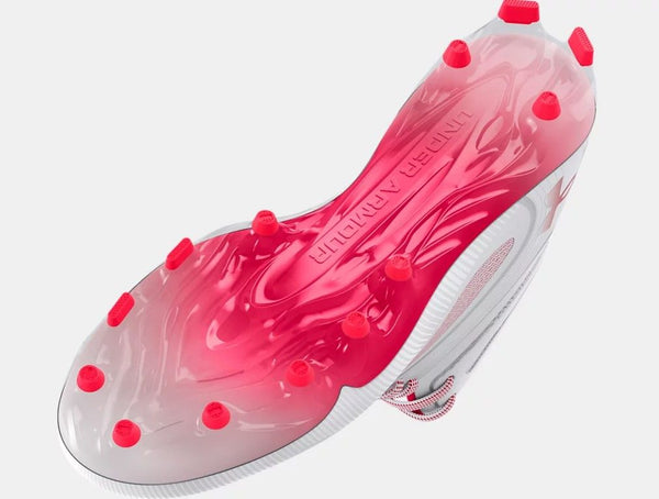 [3025639-101] MENS UNDER ARMOUR COMMAND MC MID 'WHITE RED' (NO LID)