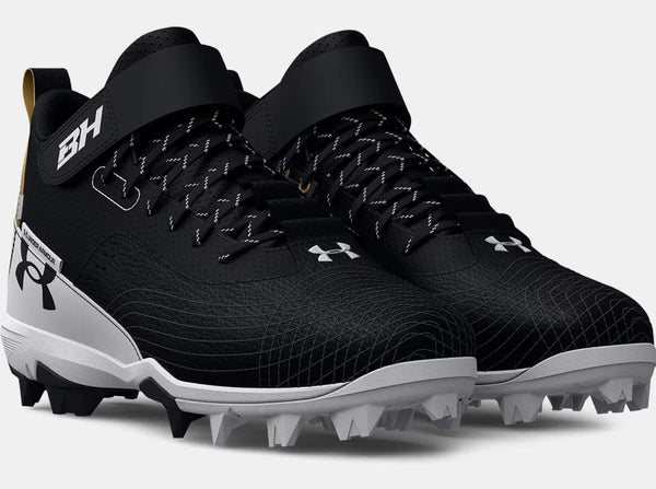 [3025587-001] MENS UNDER ARMOUR HARPER 7 MID RM 'BLACK GOLD' (NO LID)