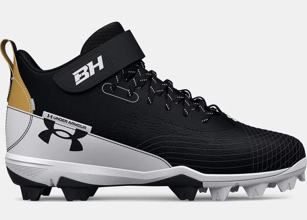 [3025587-001] MENS UNDER ARMOUR HARPER 7 MID RM 'BLACK GOLD' (NO LID)