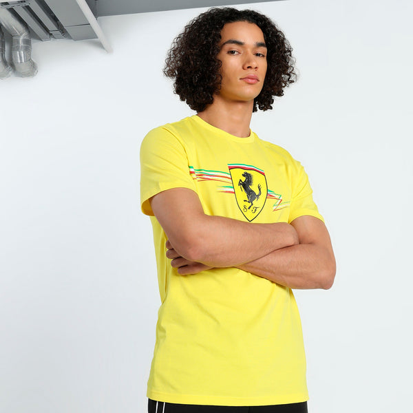 [627055-03] MENS PUMA FERRARI RACE BIG SHIELD TEE