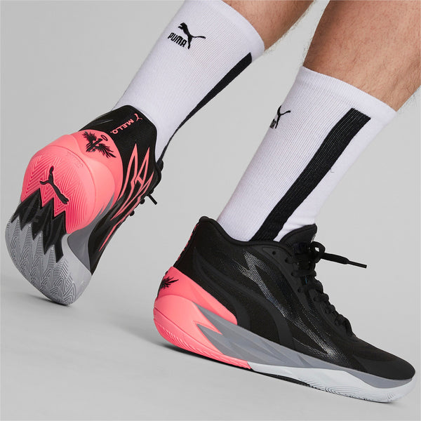 [378287-01] Mens Puma LAMELO BALL MB.02 'PUMA BLACK SUNSET GLOW'