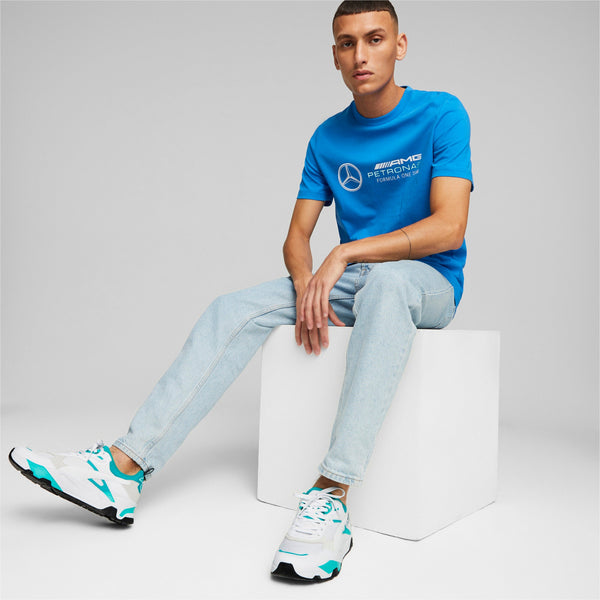 [621165-08] Mens PUMA MAPF1 MERCEDES ESSENTIAL LOGO TEE