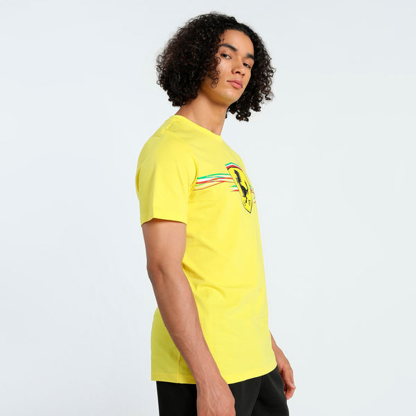 [627055-03] MENS PUMA FERRARI RACE BIG SHIELD TEE